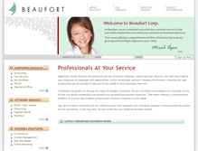 Tablet Screenshot of beaufortcorp.com